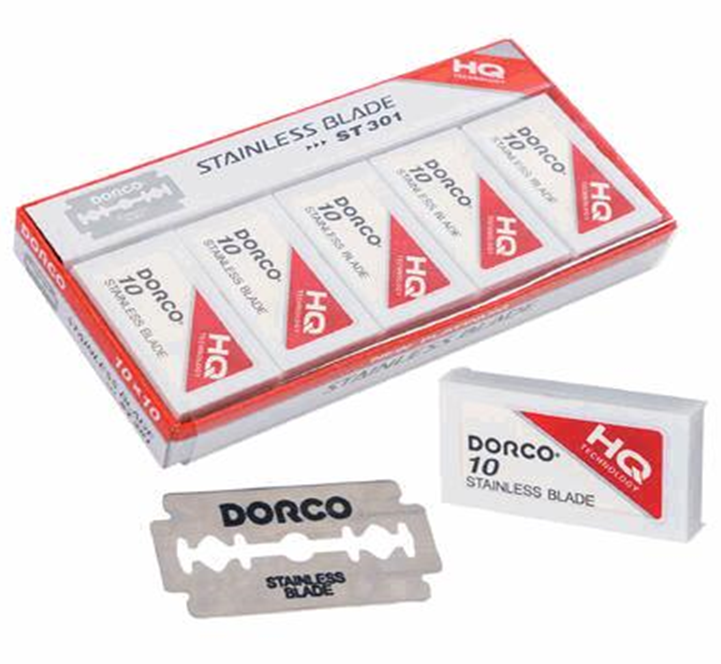 Stainless Steel Double Edge Razor Blades – 10 Pack