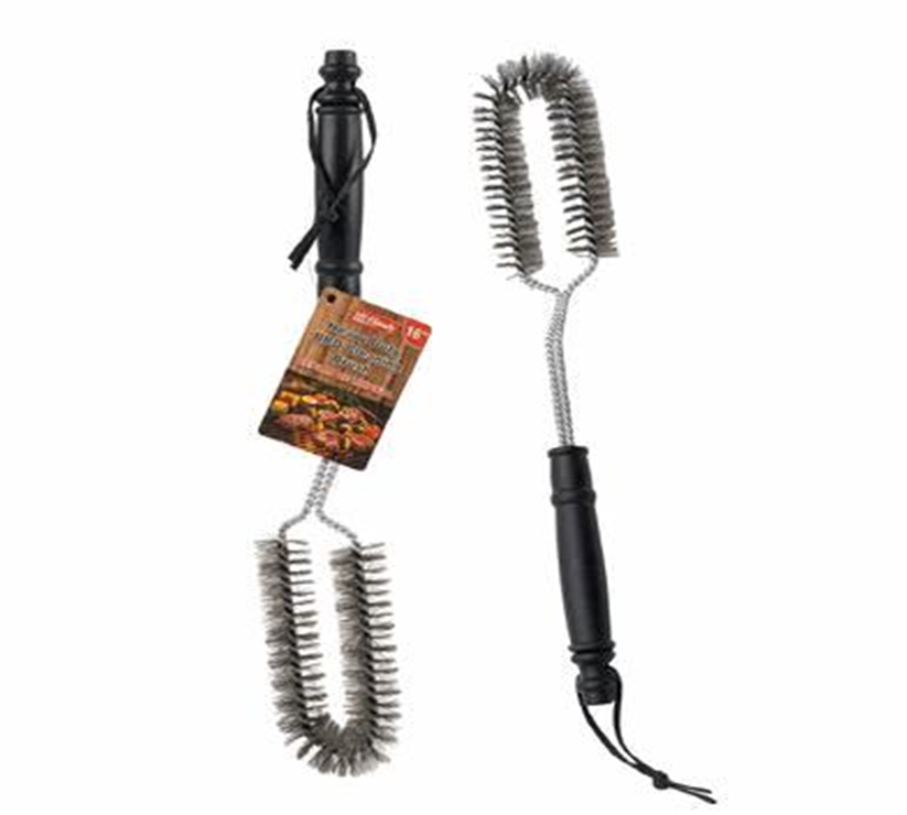 16" Stainless Steel BBQ Grill Brush – Heavy Duty Cleaning Tool