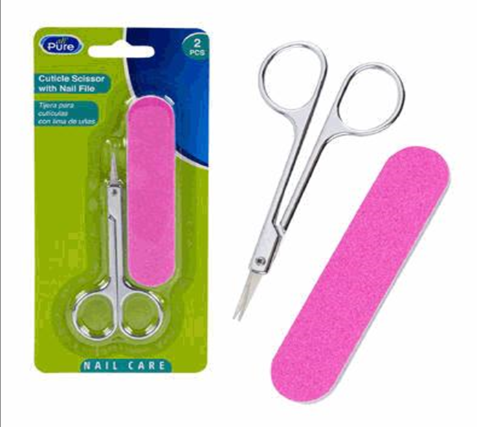 Nail Care Set – 2pc Scissor Buffer Kit