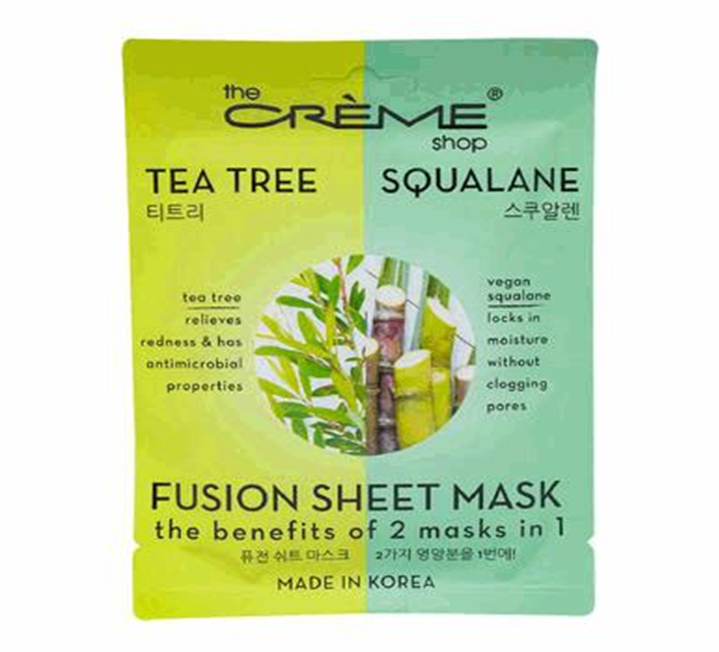 Tea Tree & Squalene Facial Mask – Soothing & Hydrating Skincare