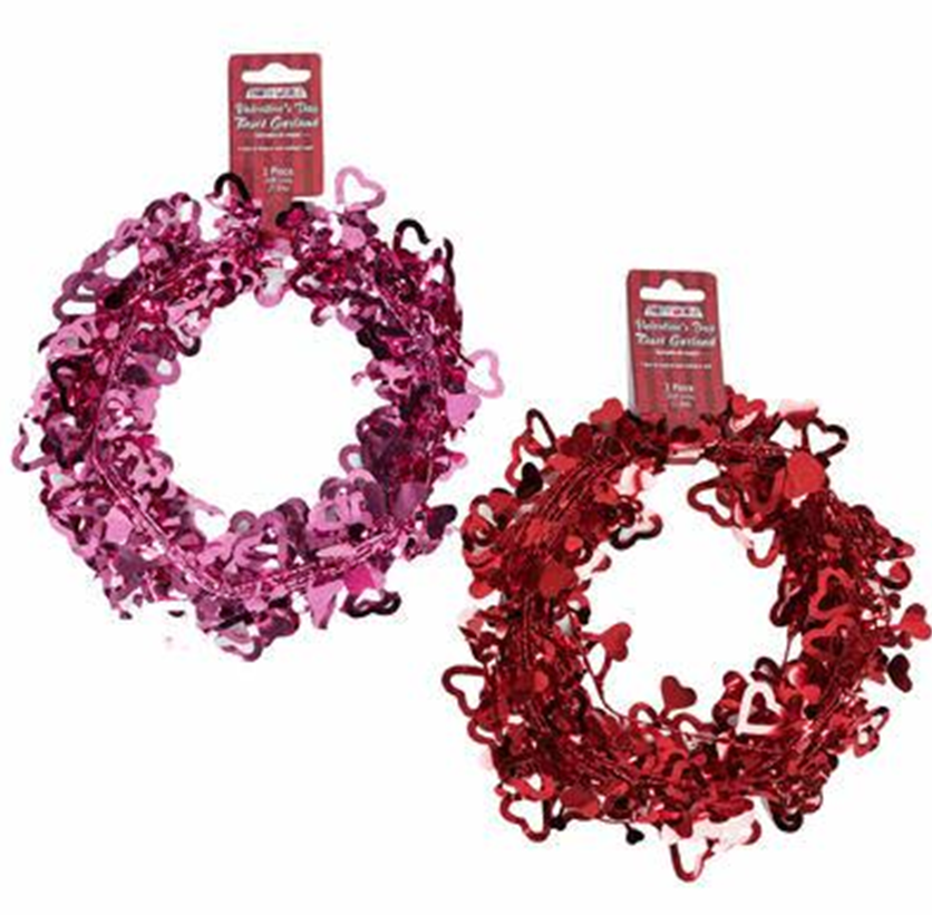 25ft Valentine Garland, 2 Assorted