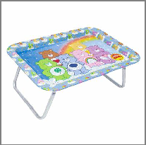 LAP TRAY DESK, 17"L RECT CARE BEARS