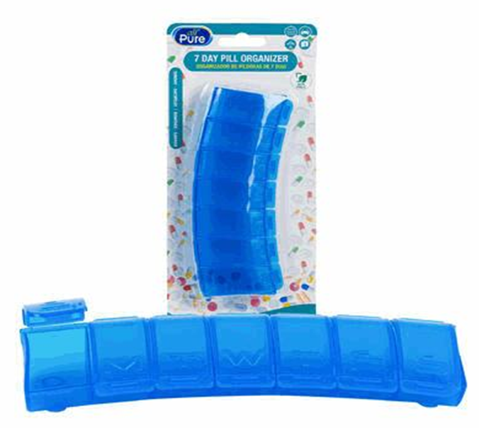 15-Inch Weekly Pill Case Organizer