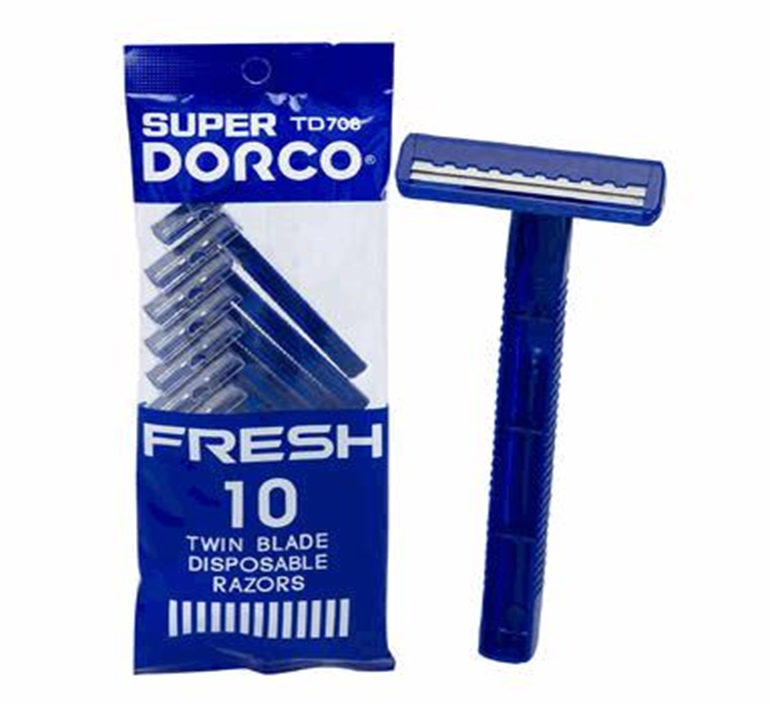 Dorco Twin Blade Razors – 10 Pack