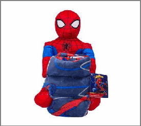 HUGGER&THROW SET,2pcSPIDERMAN