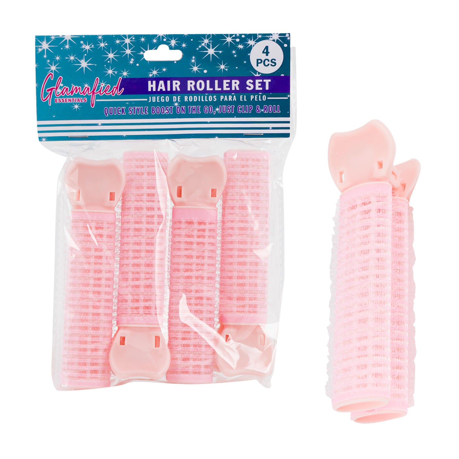 Glamafied 4pc Hair Roller Set