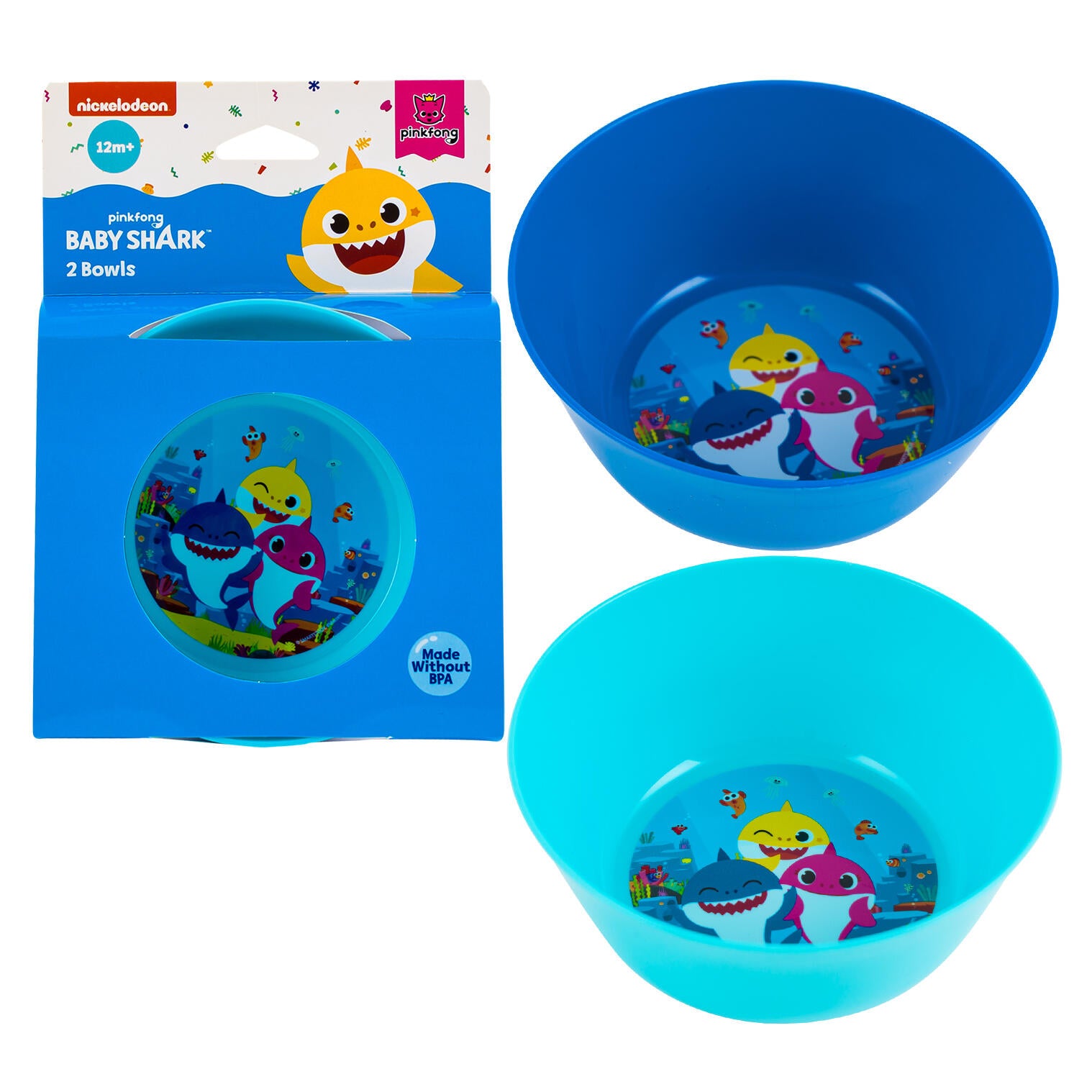 The First Years Pinkfong Baby Shark 5'' 2 Bowls