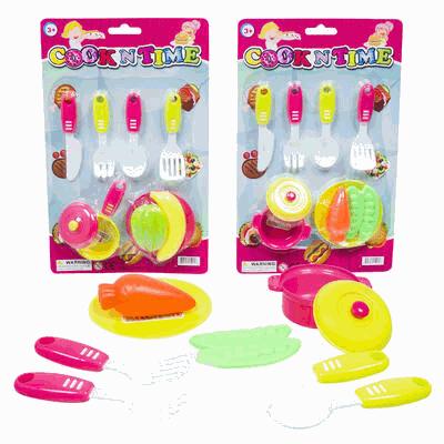 PLAYSET,8pc KITCHEN 2 ASST