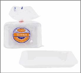 TRAY 8.54" X 5.98" 15ct  FOAM