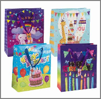 GIFT BAG,MED BIRTHDAY