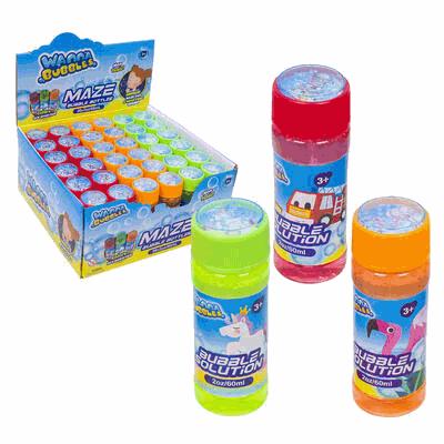 BUBBLE TOY,2oz TUB 3ASST