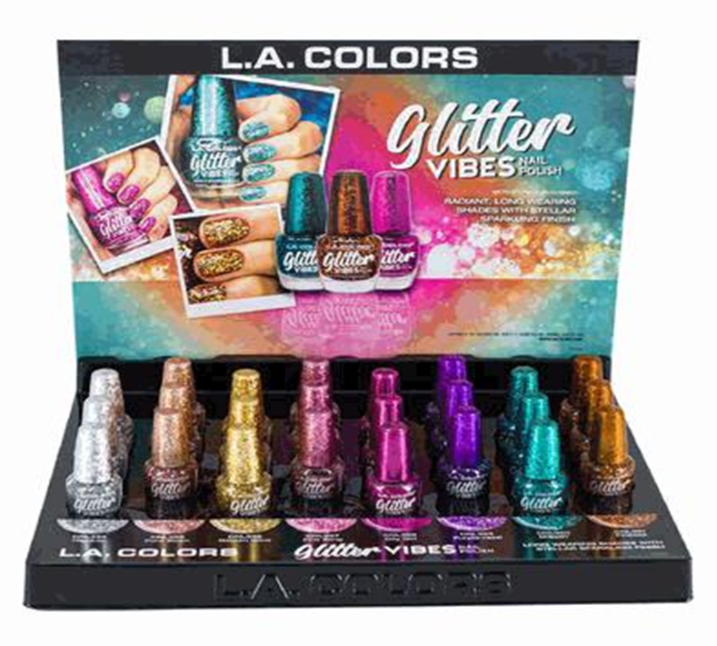 Glitter Vibes Nail Polish – 0.44oz, LaColors