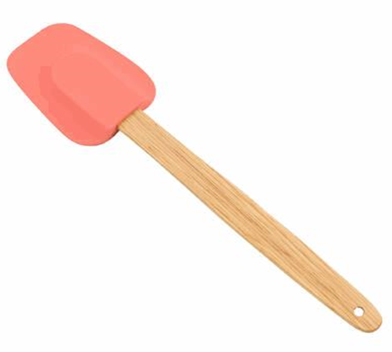 Silicone Spatula with Wood Handle – Heat Resistant Kitchen Utensil
