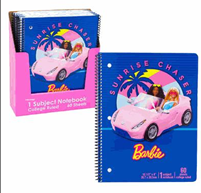 Barbie Themed Notebook – 60 Sheets Spiral