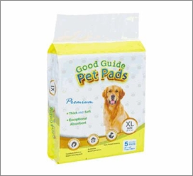 Extra-Large Pet Training Pads, 5-Count – 28x34" Leak-Proof Protection