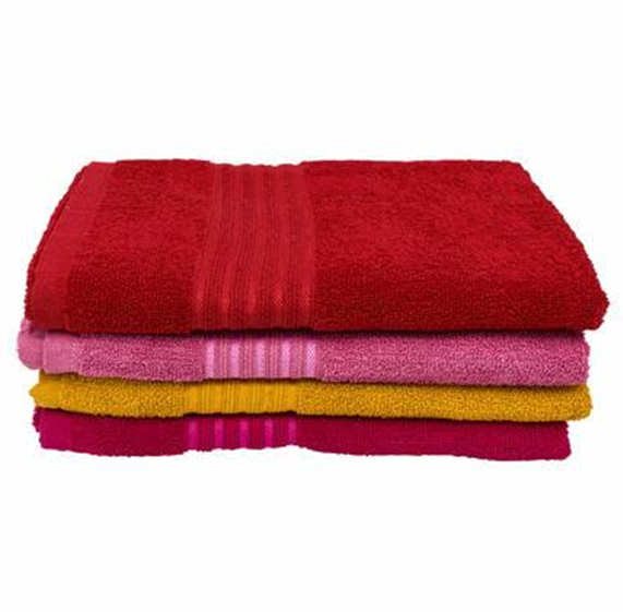 Crepe Bath Towel, 54x27" – 4 Assorted Colors
