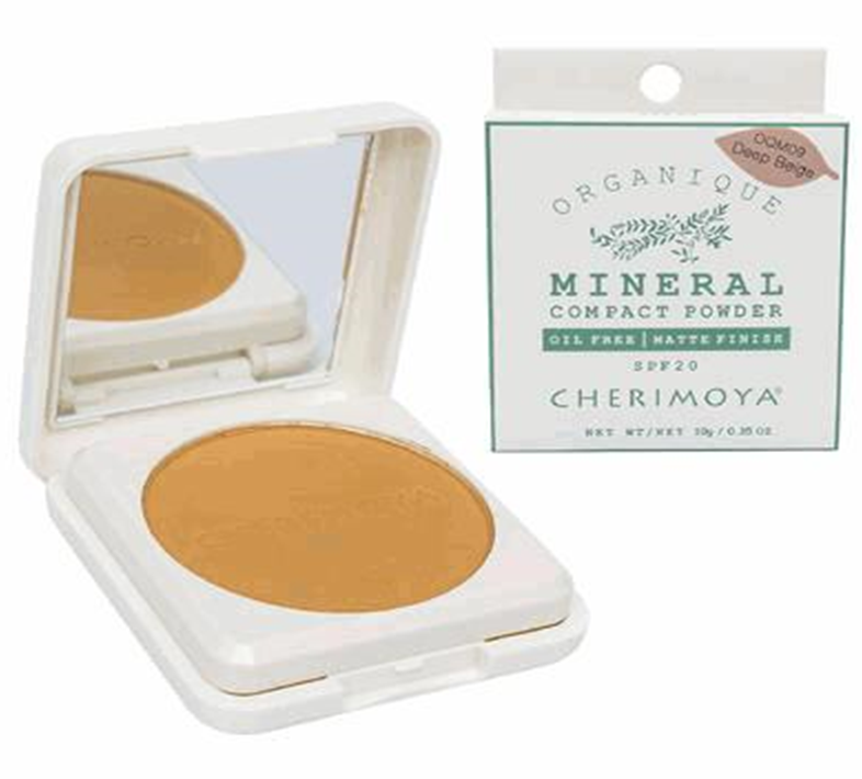 Pressed Powder with Mirror – Deep Beige Compact