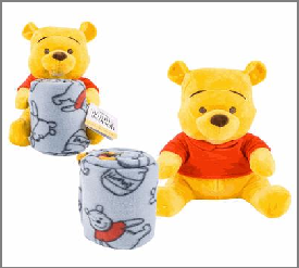 HUGGER&THROW SET,2pc WINNIE TH