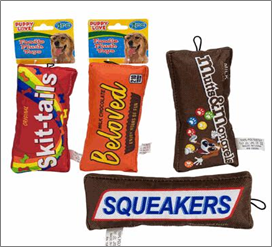 7.48" Pet Toy with Squeaker – Skittail