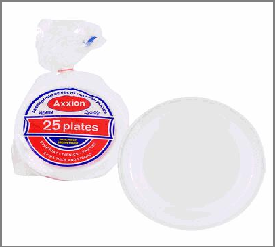 PLATE,6"FOAM 25ct AXXION