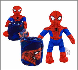 HUGGER&THROW SET,2pc MVL SPIDE