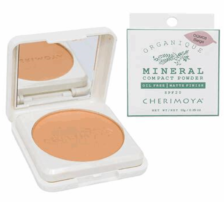Pressed Powder with Mirror – Beige Compact for Smooth Finish
