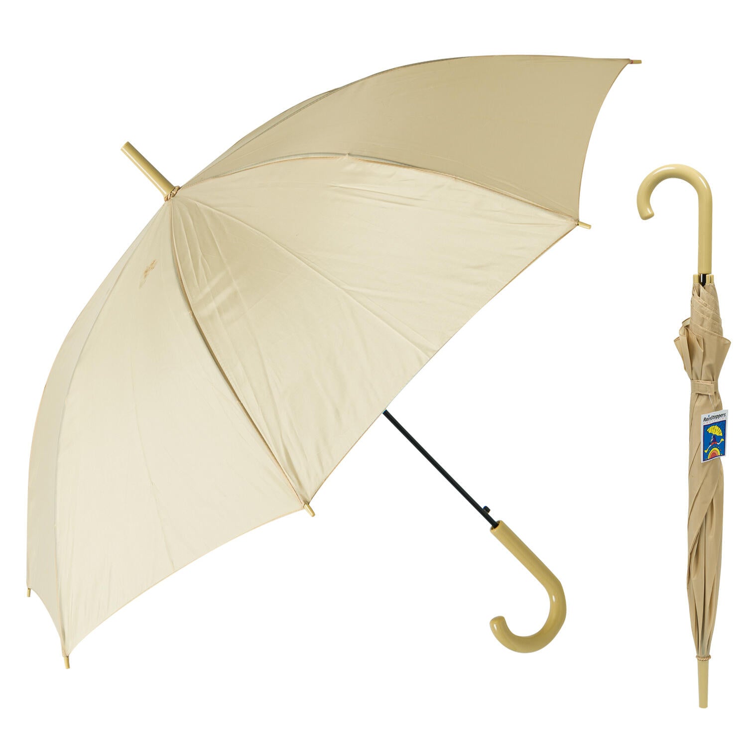 Rain Stoppers Golf Umbrella 68 in  Beige