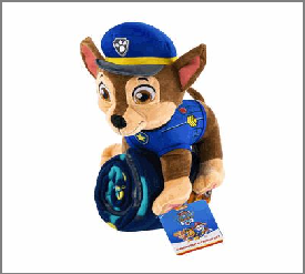 HUGGER&THROW SET,2pc PAW PATRO