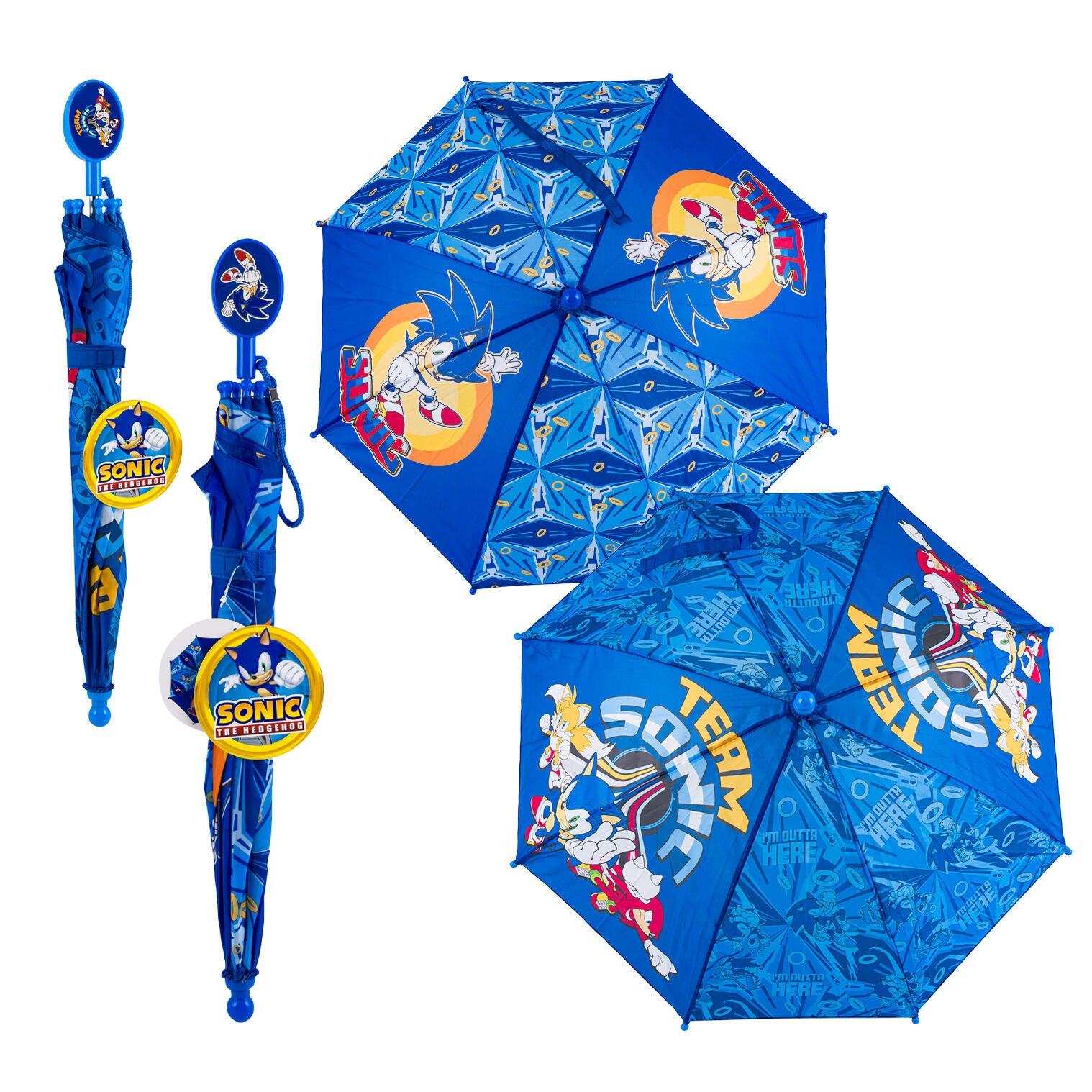 Sonic The Hedgehog Umbrella 21 in - Assorted