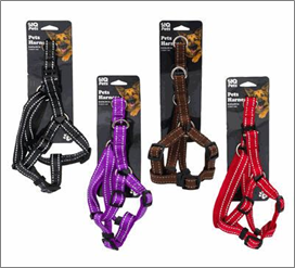 Small Pet Harness 4 Assorted Colors