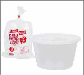 FOOD CONTAINER SET,12ct 473ml/