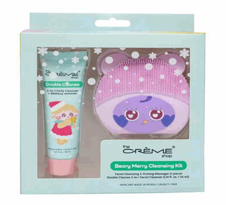 2-Piece Facial Cleansing Kit – Massager & Cleanser for Smooth Skin