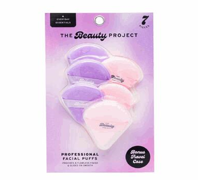 6pc Triangle Makeup Puff Set – Soft Blending Sponges