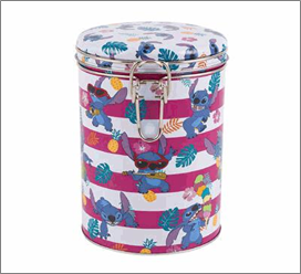 Canister 7" – Round Lock Top Stitch Design