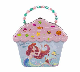 Lunch Box 7"H – Cupcake Little Mermaid Design