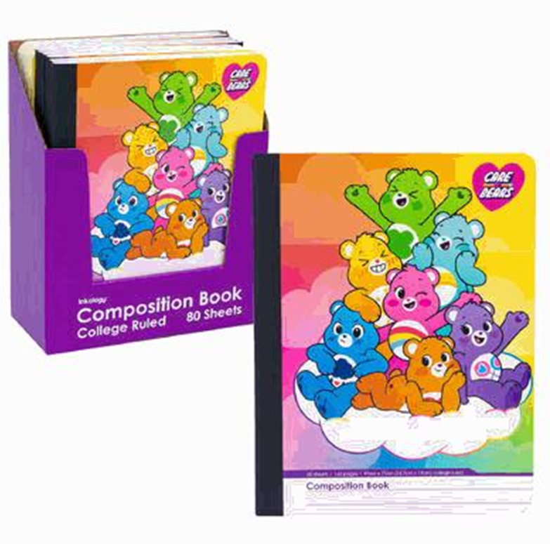 Care Bears Themed Composition Notebook – 80 Sheets