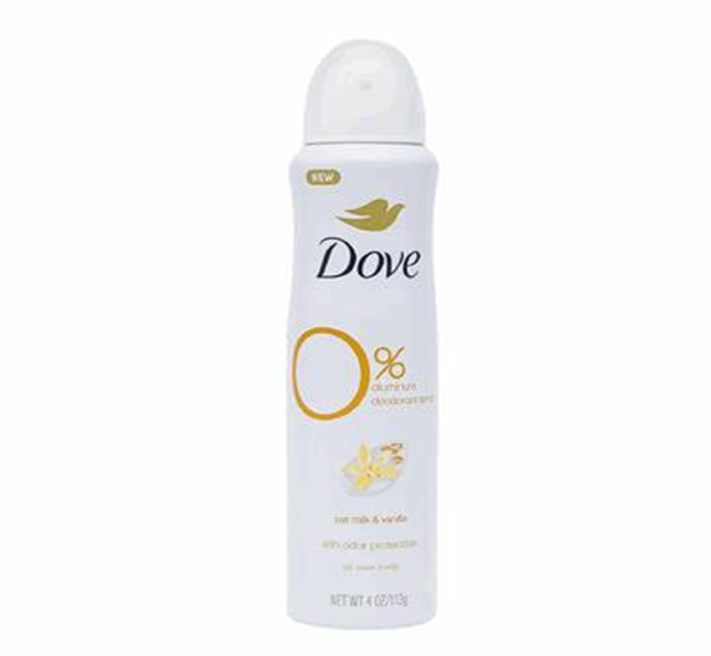 Deodorant Spray 4oz Dove Oat Milk Scent