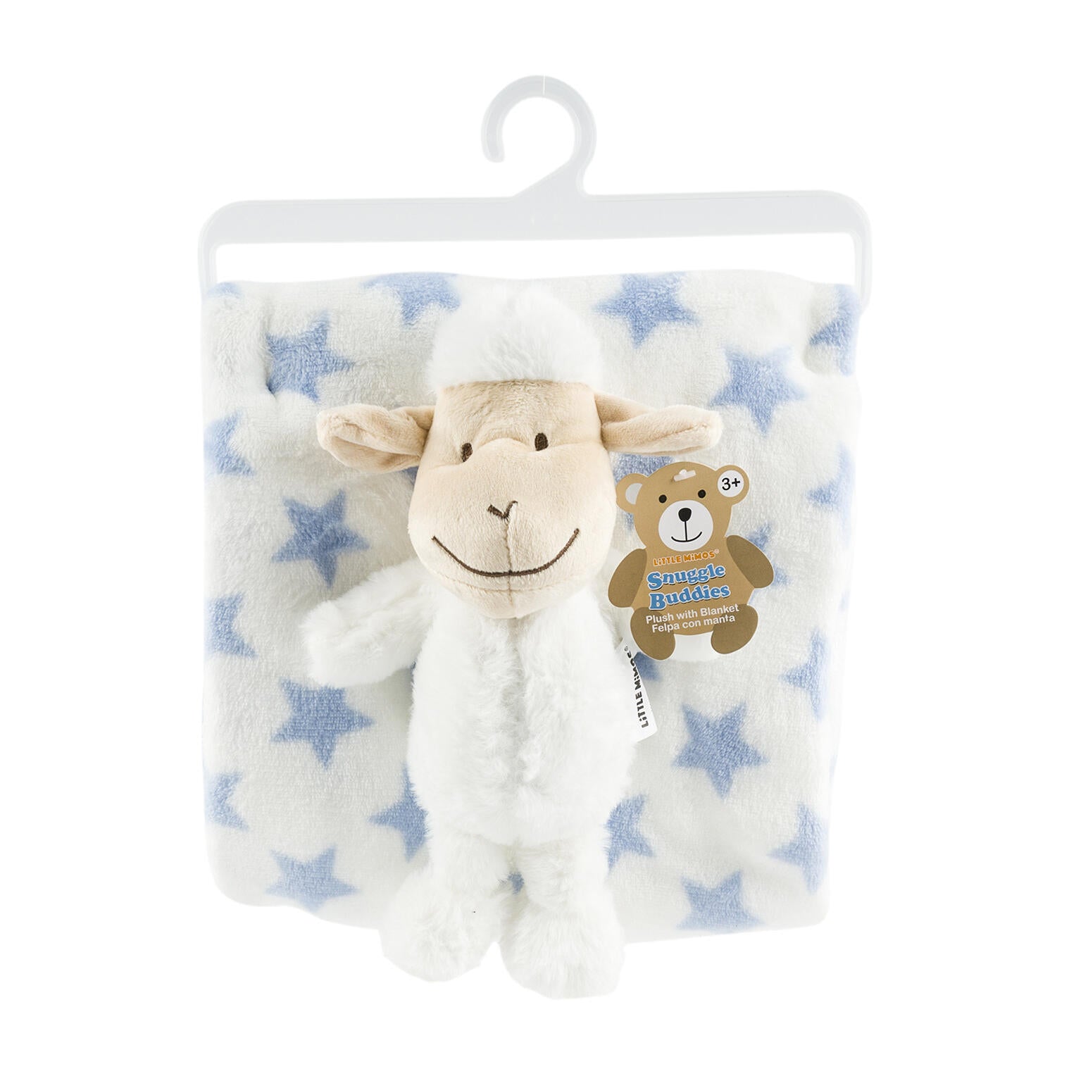 Little Mimos Plush Baby Blanket W/ Toy Sheep