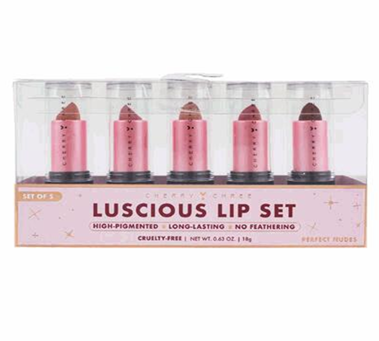 Lipstick Set – 5 Pack Perfect Nudes Collection