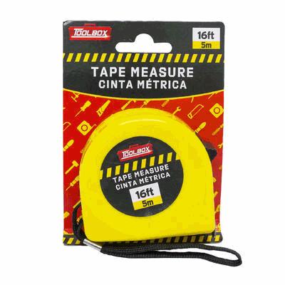 MEASURE TAPE,16ft GOLD
