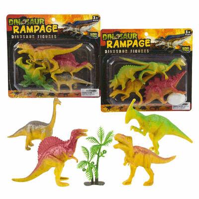 DINOSAUR SET,5pc ASSORTED