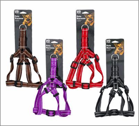 Pet Harness, Medium – 4 Assorted Colors