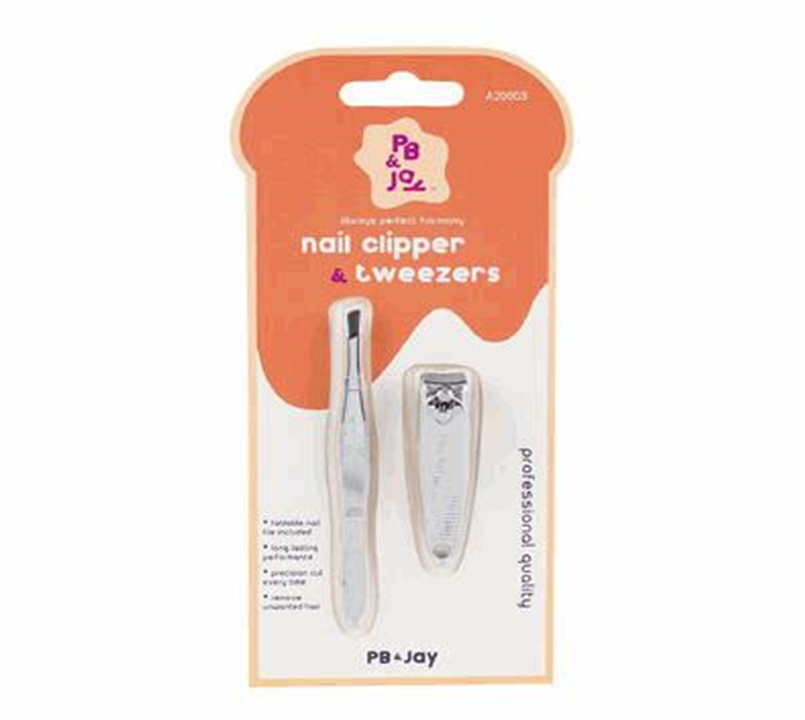 Nail Clipper Tweezer Set 2pc – LaColors