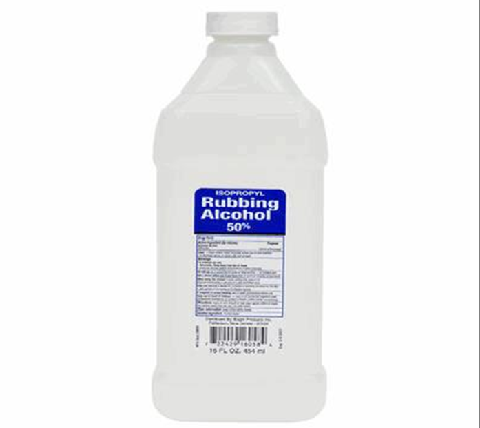 16oz 50% Rubbing Alcohol – Antiseptic Solution