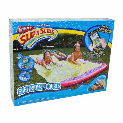 Box of Wham-O Slip 'N Slide Surf Rider Double on a white background