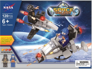 NASA Space Explorer Building Blocks Set – 120-Piece