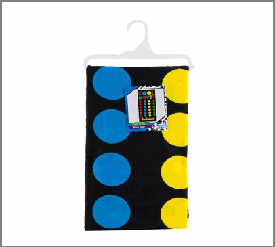 BEACH TOWEL,27x54"TWISTER COOL