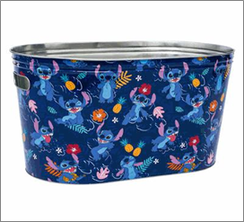 Tub 16.25"L – Stitch AOP Blue Design