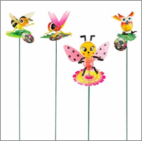 Animal Accent Garden Stake Decor 20-Inch
