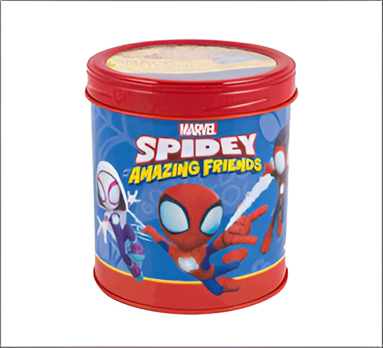 Canister – Twist-Off Round Spider-Man Design